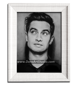 brendon urie realistic drawing by dansartstudio.com